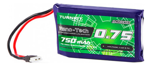 Batería De Litio Lipo 1s 70c De 750mah Turnigy 3.7v 1 Celda