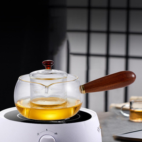 Tetera Giratoria De Vidrio Para Tetera Con Infusor, Tetera