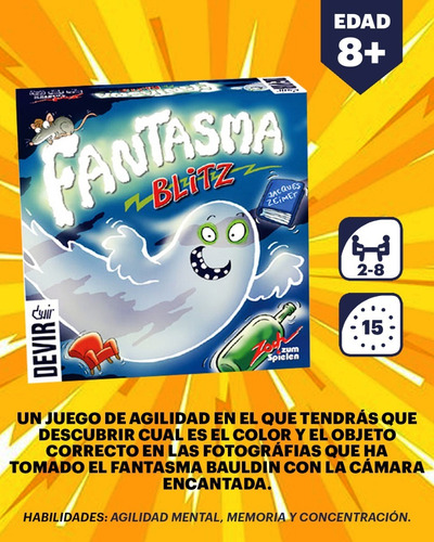 Imagen 4 de 5 de Fantasma Blitz - Juego De Mesa - Español - Envio Gratis