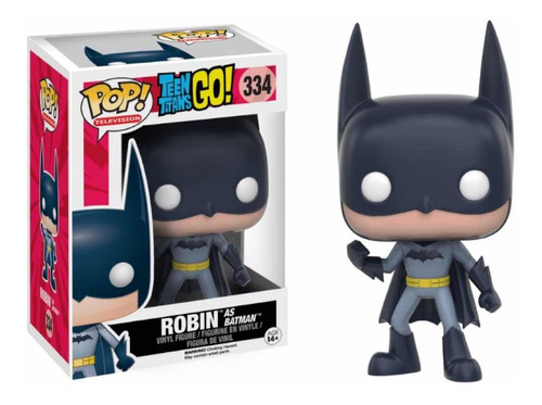 Funko Pop! Robin Es Batman 334 Teen Titans Go!dc Comic