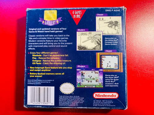 Game And Watch Gallery Gb (Usado)