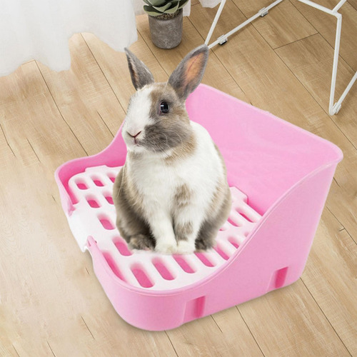 Caja De Arena Para Conejos, 2 Uds., Jaula Para Orinal Para