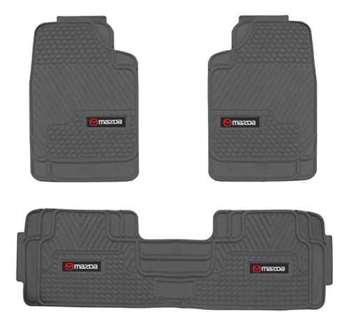 Piso De Auto Gris Tipo Mazda Camioneta Pvc/tapiz Generico