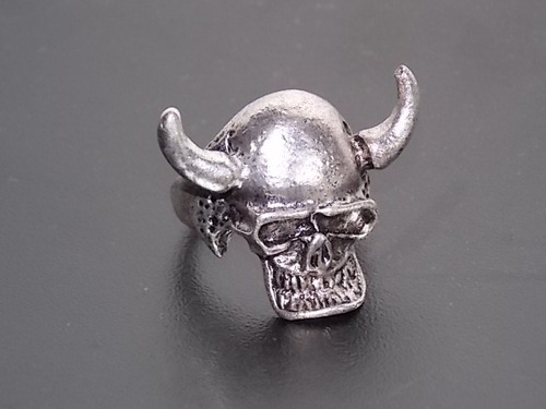 Exelente Anillo De Vikingo Calavera