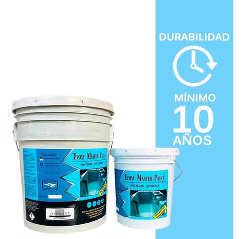 Imagen 4 de 10 de Pintura Para Alberca 20 Kgs Para 100 M2