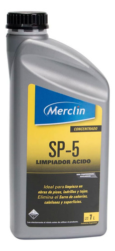 Limpiador Acido Concentrado Sp-5 1lt Merclin G P 