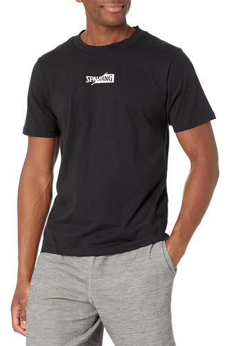 Spalding Polera Para Hombre Split Wordmark Branded Camiset