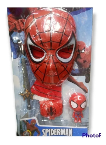  Spiderman+ Figura+ Accesorios Niños Fiestas Infantiles 