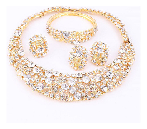 Brillante Conjunto De Joyas Para Ocasiones Elegantes