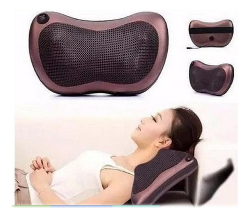 Almofada De Massagem Portátil Shiatsu Com Terapia Magnética