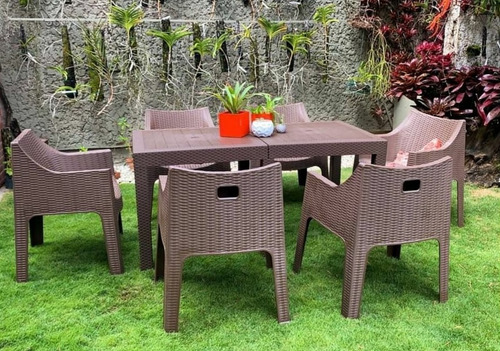 Imagen 1 de 4 de Juegos De Sillas Poltronas Y Comedor Rattan Tejidas
