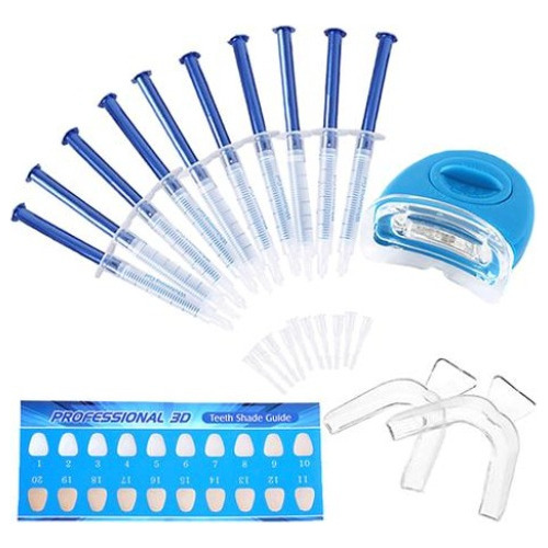 Luces Led Para Dientes Con Kit De Gel Blanqueador Dental