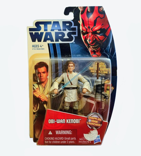 Star Wars Movie Heroes Obi Wan Episodio 1 Con Carta De Juego