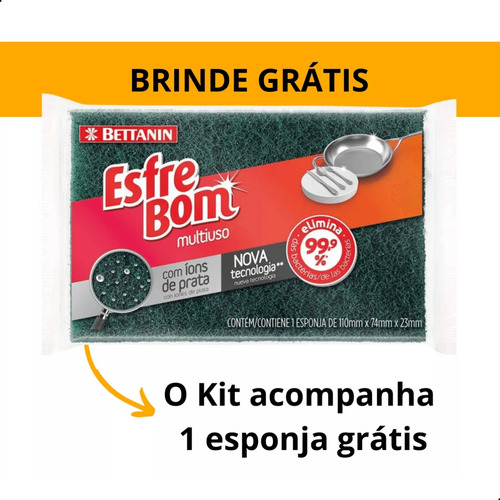Kit Vassoura + Pá Com Cabo + Rodo 40cm Noviça Bettanin
