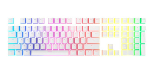 Imagen 1 de 4 de Keycaps Pudding Pbt Blancas - Ajazz