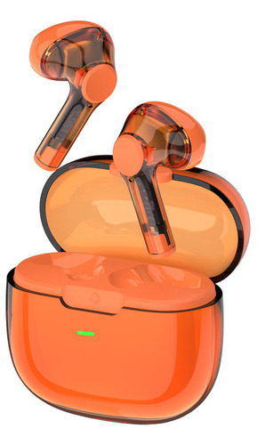 Audífonos Inalámbricos Truefree T3 Con Bluetooth 5.3 Color Naranja Luz Naranja