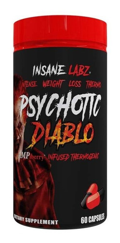 Psychotic Diablo - Insane Labz 60 Cap, Quemador Hardcore    