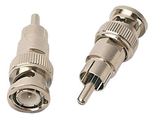 Adaptador Conector Bnc Hembra A Rca Macho Pack X 3 Unidades