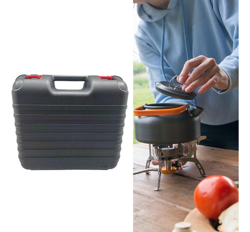 Estuche De Transporte Para Horno De Camping, Caja De Negro