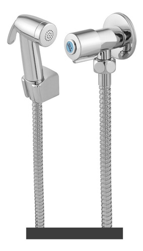 Ducha Higiênica Luxo Em Metal 1/4 Volta Cromado C65