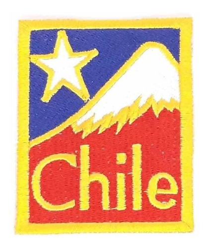 Parche Cordillera Chile Rectangular
