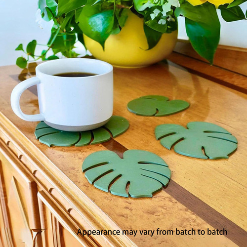 Posavasos Antideslizantes Monstera Coasters Plant, Posavasos