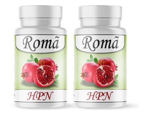 Romã ( Poderosa Em Antioxidantes ) Em 60 Cápsulas - 2 Potes