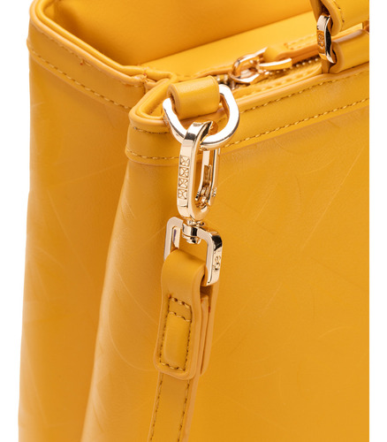 Bolsa Satchel Cloe Irikme Mediano Color Ocre