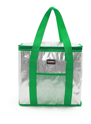 Bolso Cooler Plegable Impermeable Comida Bebida 16l 33x17x27