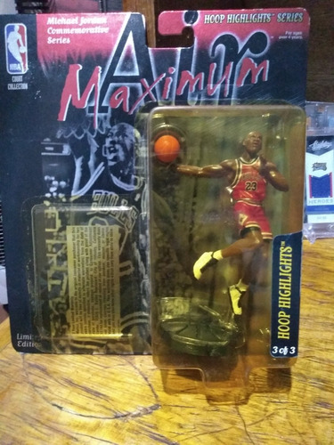 Figura Air Máximum Michael Jordan Chicagobulls Uniforme Rojo