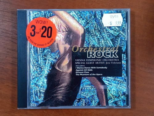 Cd Vienna Symphonic Orchestra - Orchestral Rock (1991) Uk R5