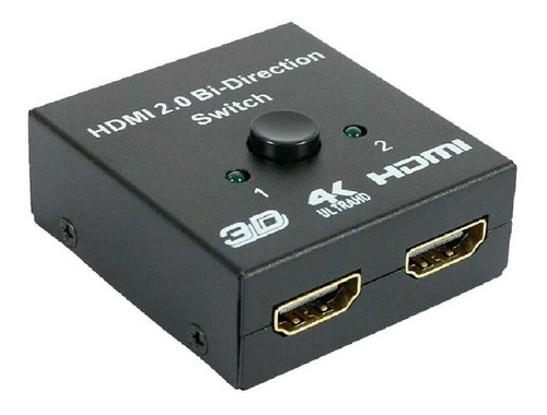 Switch Hdmi 2.0 Splitter Bi-direccional 4k2k 2 Puertos