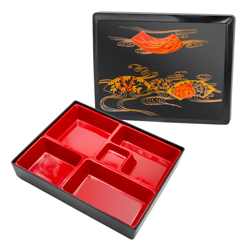 Uoienrt Japanese Bento Caja Con Tapa, Japanese Sushi Rx31b