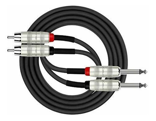 Cable - Kirlin Cable Ap-403pr-06-bk - 6 Pies - Rca Dual A Ca