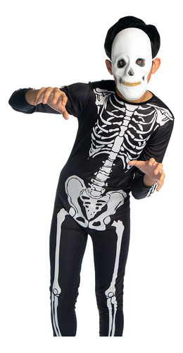 Halloween Calavera Blanca Talle 2 Int 1761-2 Vulcanita 