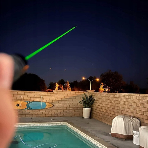 Caneta Laser Verde Ultra Forte Alcance 100km A Prova D'agua EX Decor