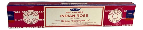 Caja de incienso rosa Massala Indian Rose Satya con 12 varillas