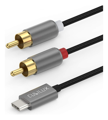 Cable De Audio Cubilux Usb C A Rca, Tipo C A Doble Cable Ste