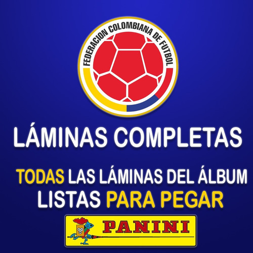 Album Seleccion Colombia Panini 2018 - Laminas Completas