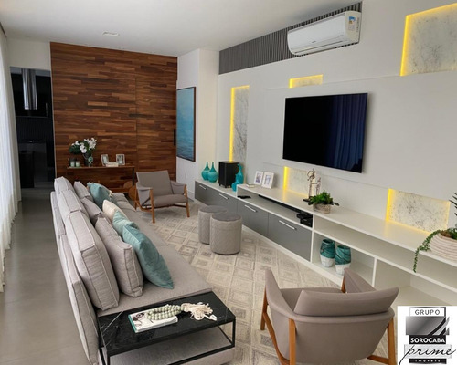 Imagem 5 de 19 de Porteira Fechada Sobrado Com 3 Dormitórios À Venda, 281 M² Por R$ 2.140.000 - Condomínio Chácara Ondina - Sorocaba/sp - Ca00090 - 68679715
