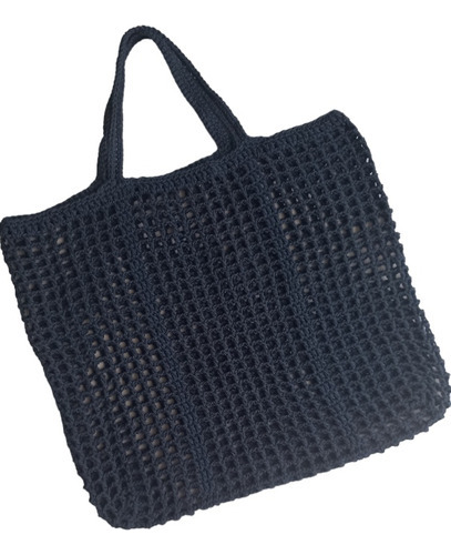 Tote Bag Bolso Calado Tejido A Crochet  