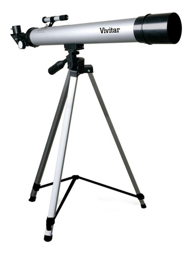 Telescópio Refrator Vivitar Vivtel50600 Com Tripé 60x E 120x