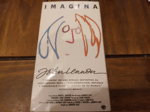 John Lennon Imagina Imagine Vhs Cerrado Pelicula Español