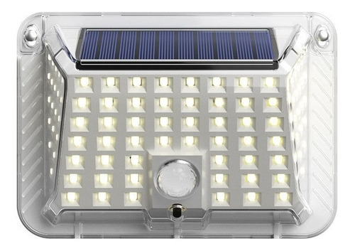 Foco Solar 88 Led Ip65 Exterior Sensor Movimiento 3 Modos