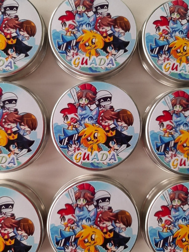 Imagen 6 de 10 de 30 Latitas Personalizadas C/sticker Superior 5.5 Cm X 1.5 Cm