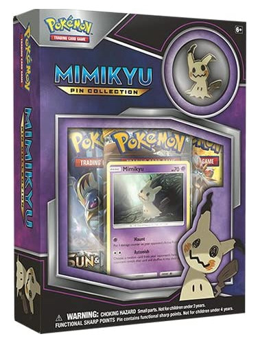 Pokemon Tcg: Caja Mimikyu Premium De Colección Con Un Pin .