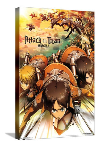 Trends International Attack On Titan - Poster De Pared De At