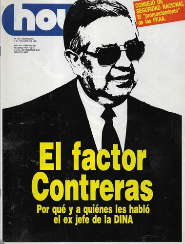 Revista Hoy N 715 / 1/7 Abril 1991 / El Factor Contreras