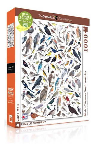 New York Puzzle Company - Cornell Lab Birds Of Western North