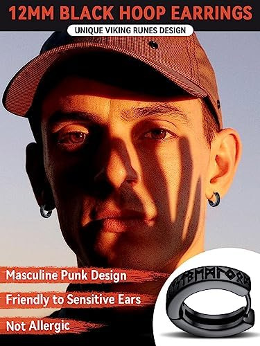 Pendientes De Aro Punk Para Hombre, Aros Para Las Orejas De